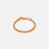 Shop Emanuele Bicocchi Byzantine Chain Bracelet Gold