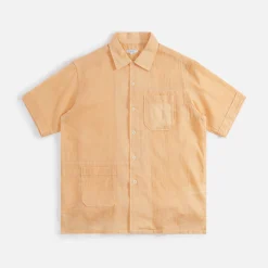 New Engineered Garments Camp Shirt Coral