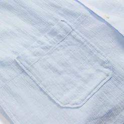 Best Engineered Garments Camp Shirt Light Blue
