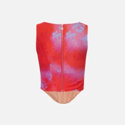 Hot Miaou Campbell Corset Rouge Mudd