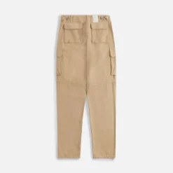 Outlet Coperni Canvas Wide Leg Cargo Pants Beige
