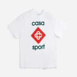 New Casablanca Casa Sport Logo Tee White