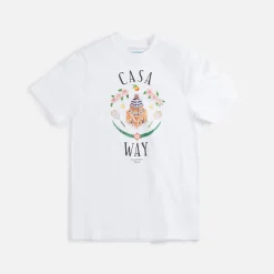 Online Casablanca Casa Way Printed Tee White