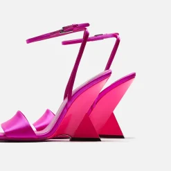 Online The Attico Cheope Sandal 105Mm Fuchsia / Fluo Fuchsia