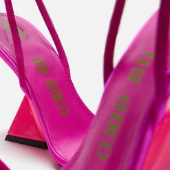 Online The Attico Cheope Sandal 105Mm Fuchsia / Fluo Fuchsia