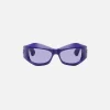Best Bottega Veneta Chunky Futuristic Frame Purple W / Mirror Lens