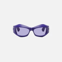 Best Bottega Veneta Chunky Futuristic Frame Purple W / Mirror Lens