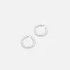 Discount Tom Wood Classic Hoops Thick Large Silver