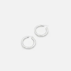 Discount Tom Wood Classic Hoops Thick Large Silver