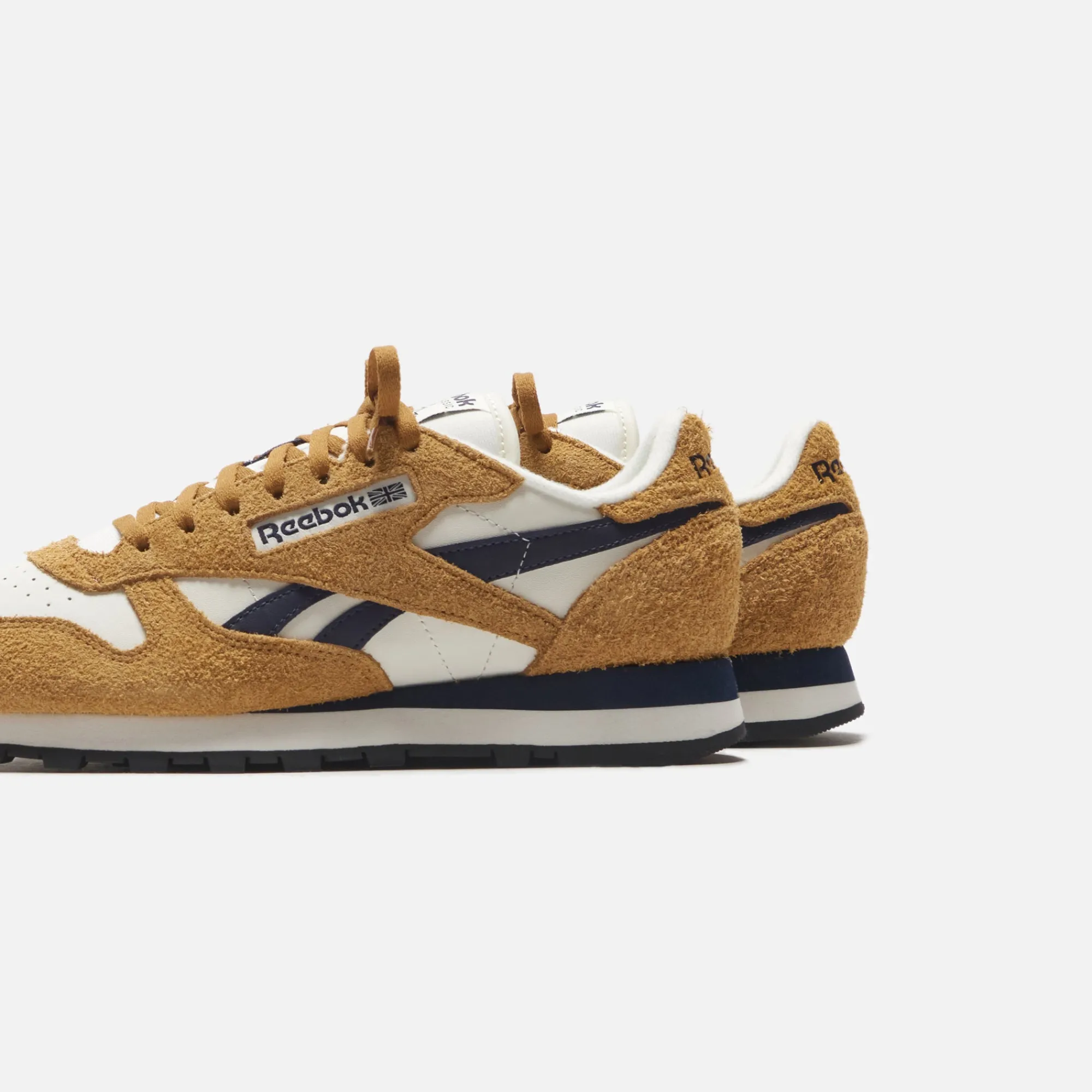 Sale Reebok Classic Leather Chalk / Wild Brown / Vector Navy