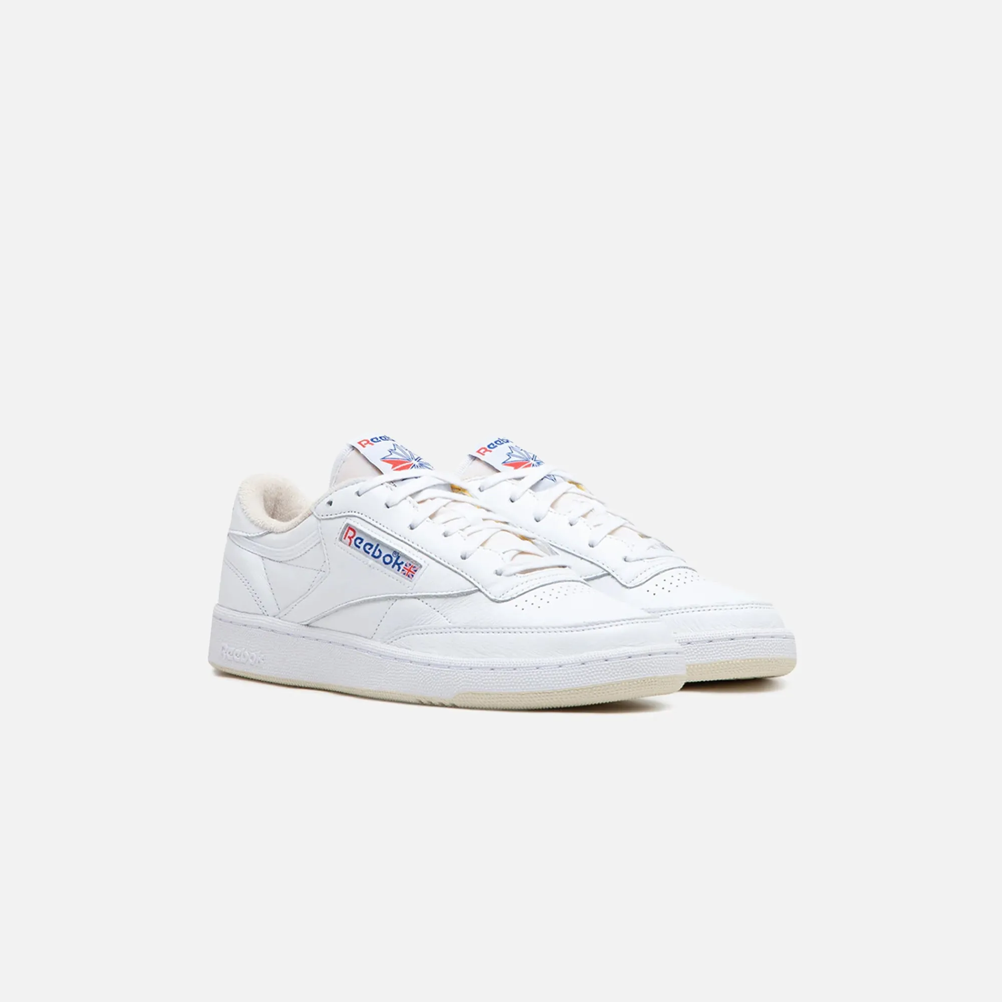 Sale Reebok Club C 85 Vintage Footwear White/ Alabaster/ Vector Blue