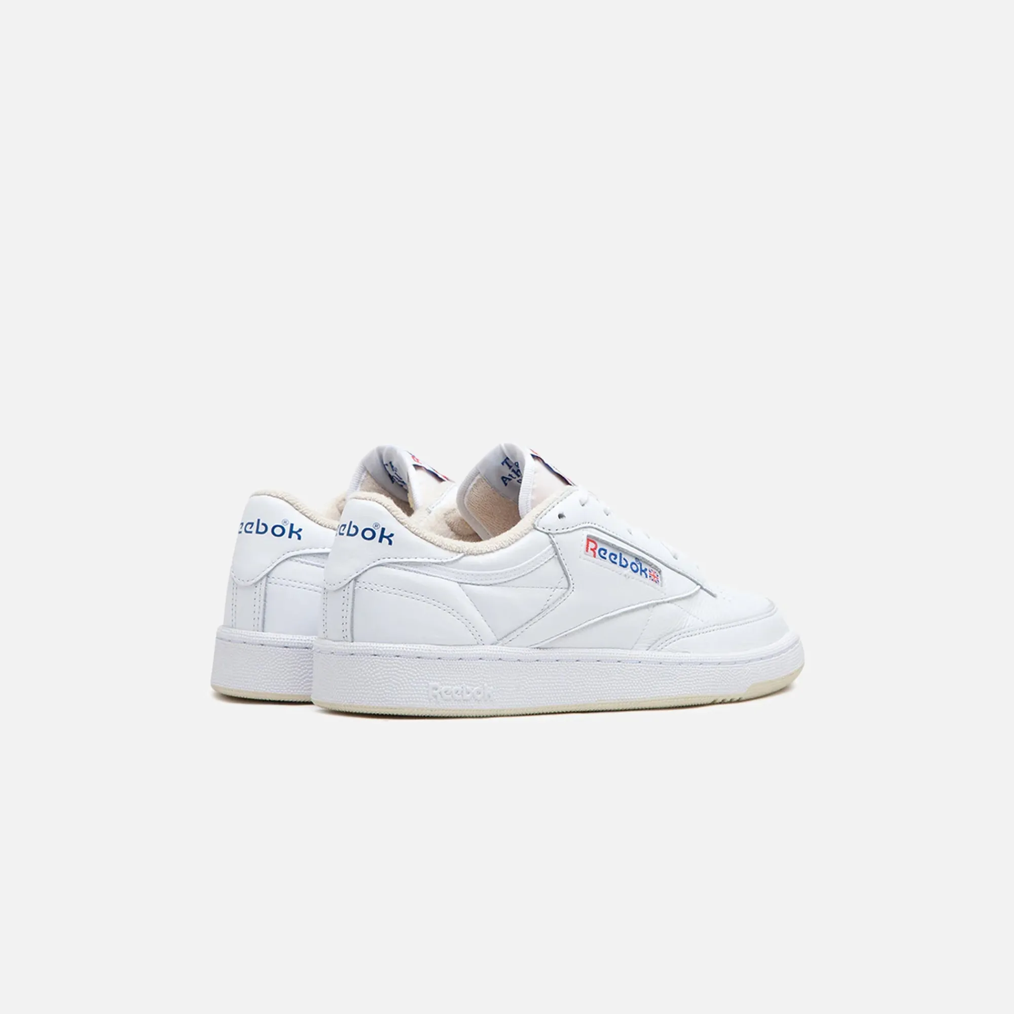 Sale Reebok Club C 85 Vintage Footwear White/ Alabaster/ Vector Blue