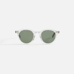 Online Garrett Leight Clune X Sun Light Grey / Pure Green