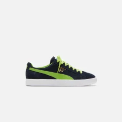 New Puma Clyde Clydezilla Made In Japan Puma Navy / Lime