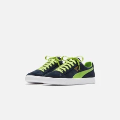 New Puma Clyde Clydezilla Made In Japan Puma Navy / Lime