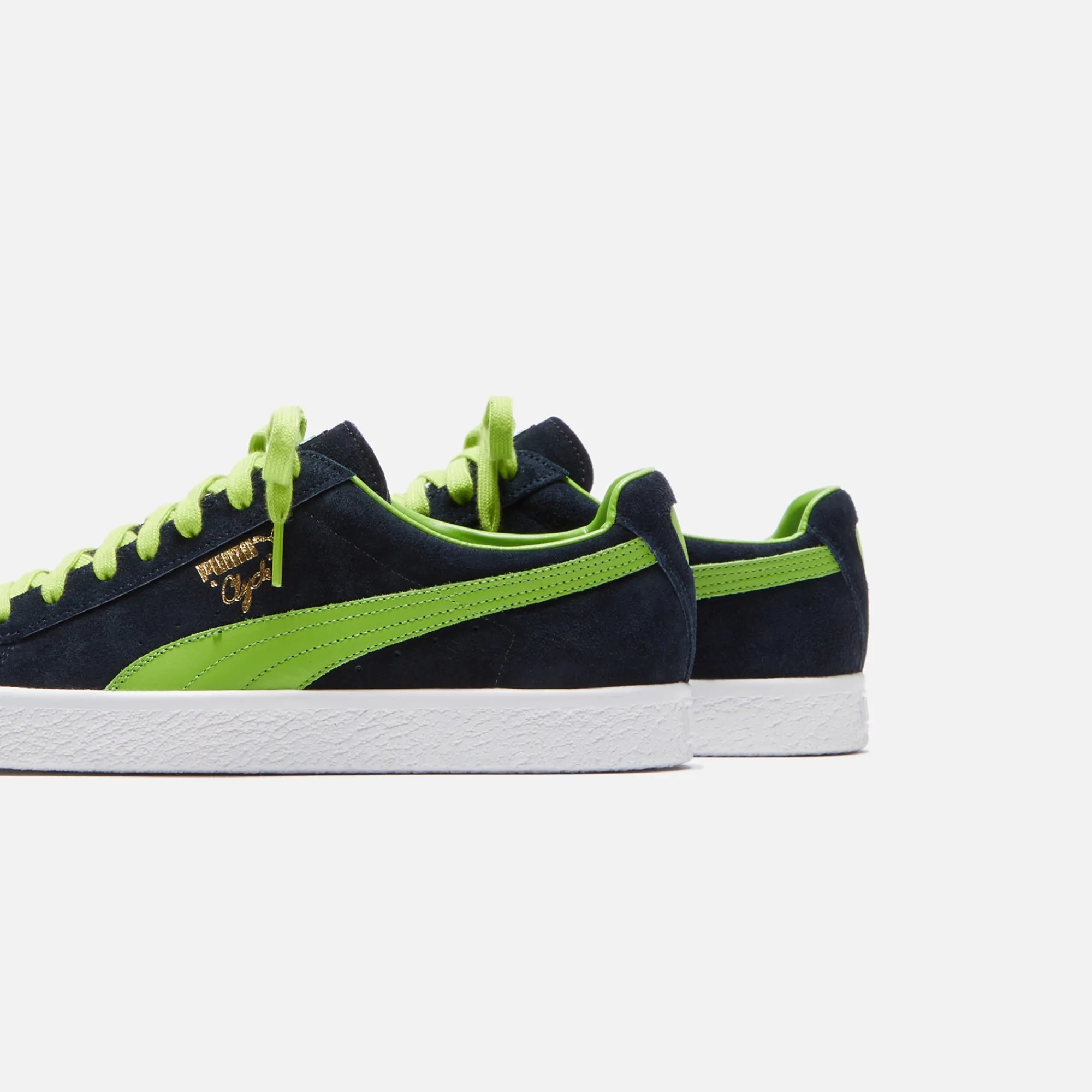 New Puma Clyde Clydezilla Made In Japan Puma Navy / Lime