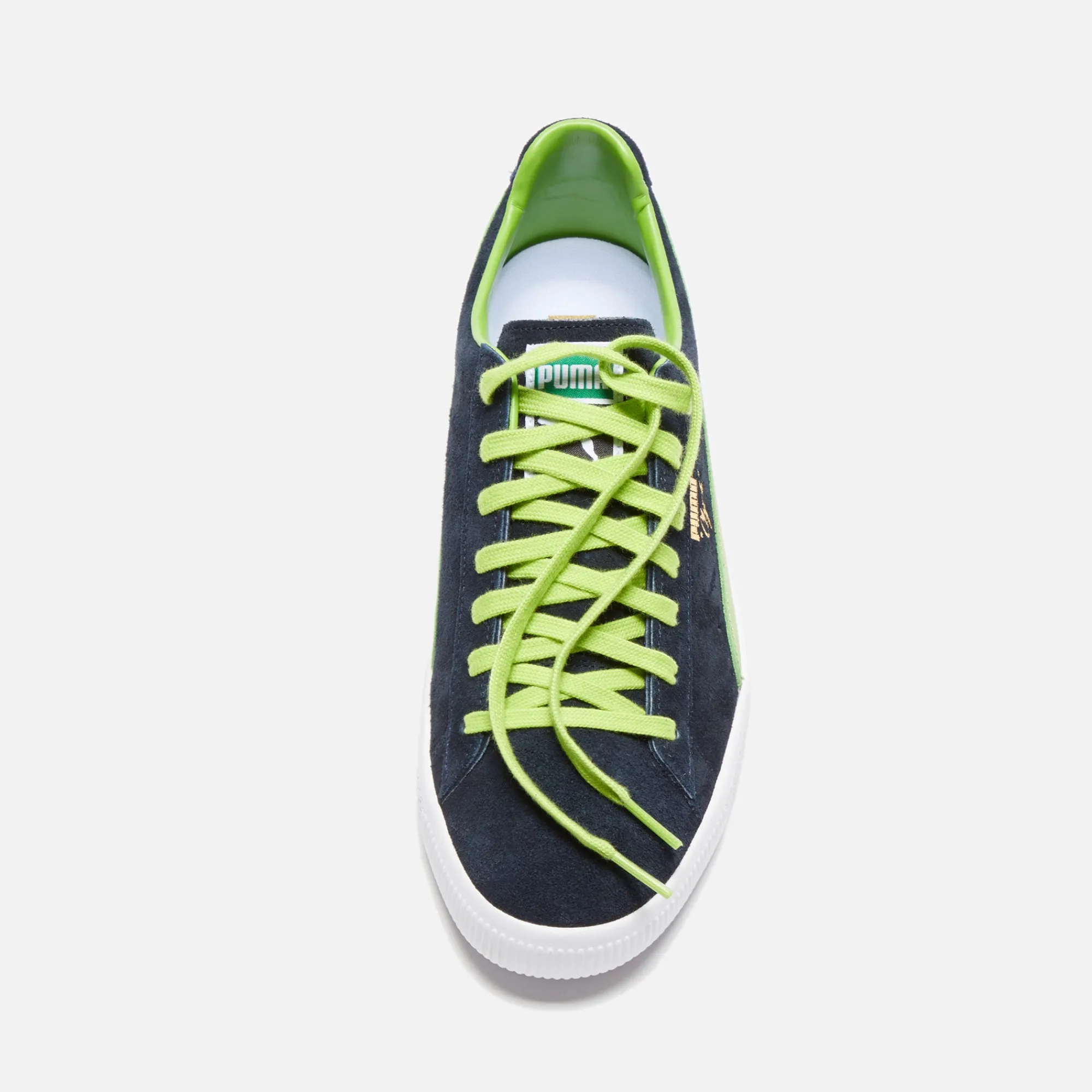 New Puma Clyde Clydezilla Made In Japan Puma Navy / Lime