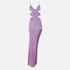 Fashion Retrofete Coco Dress Lilac Iridescent