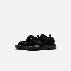 Fashion CDG Homme Comme Des Garcons Homme Velour Neoprene Sandal Black