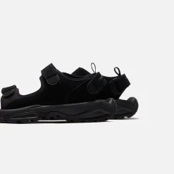 Fashion CDG Homme Comme Des Garcons Homme Velour Neoprene Sandal Black