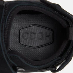 Fashion CDG Homme Comme Des Garcons Homme Velour Neoprene Sandal Black