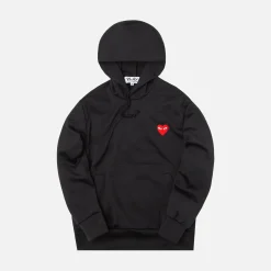 Flash Sale CDG Pocket Comme Des Garcons Play Hoodie Black