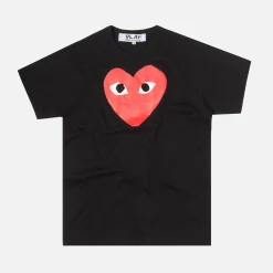 Flash Sale CDG Pocket Comme Des Garcons Play Red Heart Tee Black