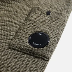 Best CP Company Compact Cotton Knit Olive