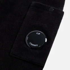 New CP Company Compact Cotton Knit Black