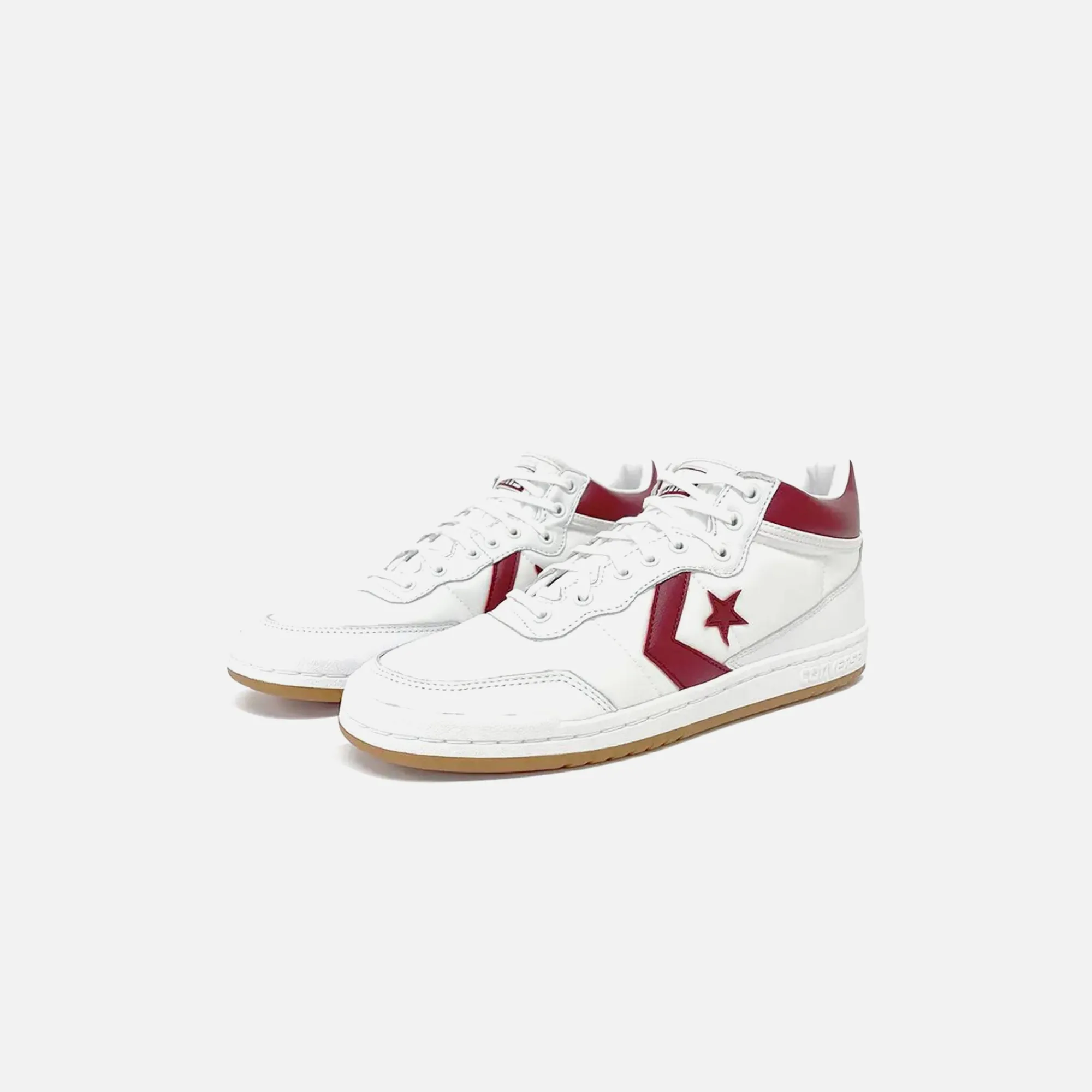 Fashion Converse Cons Fastbreak Pro Leather White / Team Red / White