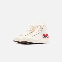 Cheap CDG Pocket Converse X Comme Des Garcons Cdg Play Chuck Taylor High Beige