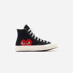 Fashion CDG Pocket Converse X Comme Des Garcons Cdg Play Chuck Taylor High Black