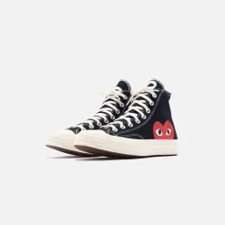 Fashion CDG Pocket Converse X Comme Des Garcons Cdg Play Chuck Taylor High Black