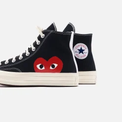 New CDG Pocket Converse X Comme Des Garcons Cdg Play Chuck Taylor High Black
