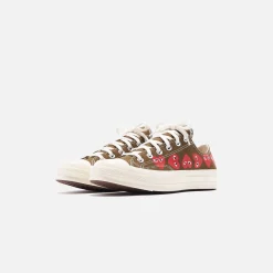 Shop CDG Pocket Converse X Comme Des Garcons Cdg Play Chuck Taylor Low Multi Heart