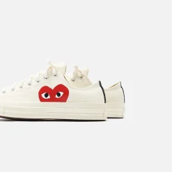 Best Sale CDG Pocket Converse X Comme Des Garcons Cdg Play Chuck Taylor Low Beige