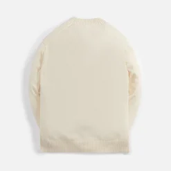 Outlet Junya Watanabe Man Cotton Jersey Intarsia Andy Warhol Sweater Off White