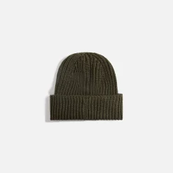 Cheap CP Company C.P. Company Extrafine Merino Wool Goggle Beanie Olive