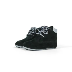 Outlet Timberland Crib Bootie With Hat Black