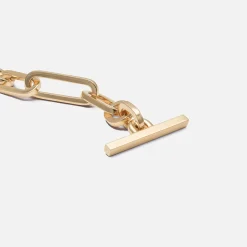 Best Maor Cuadro Mixed Links Bracelet In Yellow Gold