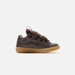 Shop Lanvin Curb Sneakers Ebony