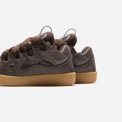 Shop Lanvin Curb Sneakers Ebony