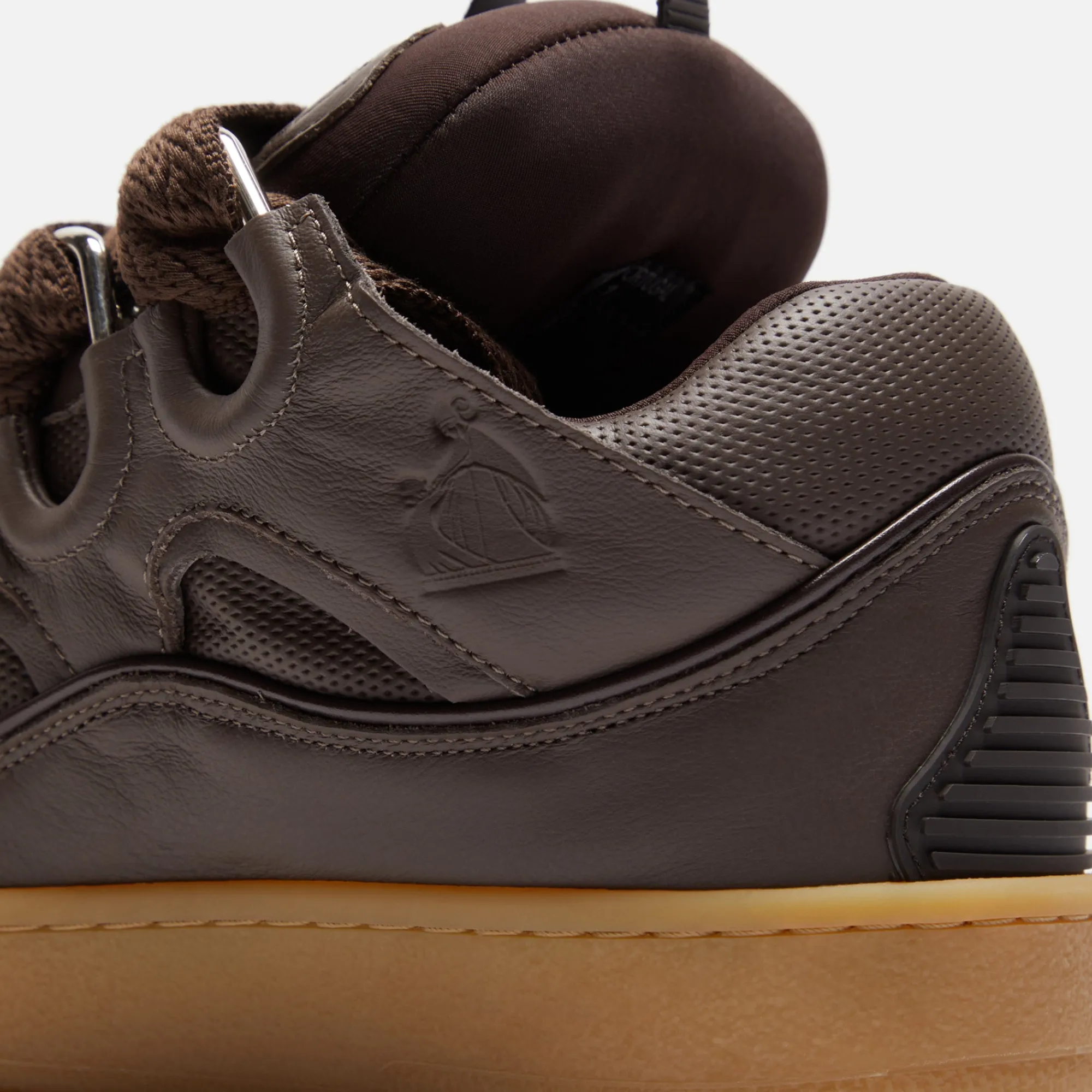 Shop Lanvin Curb Sneakers Ebony
