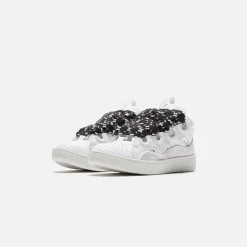 Shop Lanvin Curb Sneakers White