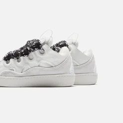 Shop Lanvin Curb Sneakers White