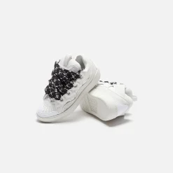 Shop Lanvin Curb Sneakers White