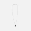 Cheap Tom Wood Cushion Pendant Onyx 925 Sterling Silver Silver / Black