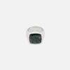Online Tom Wood Cushion Ring Green Marble