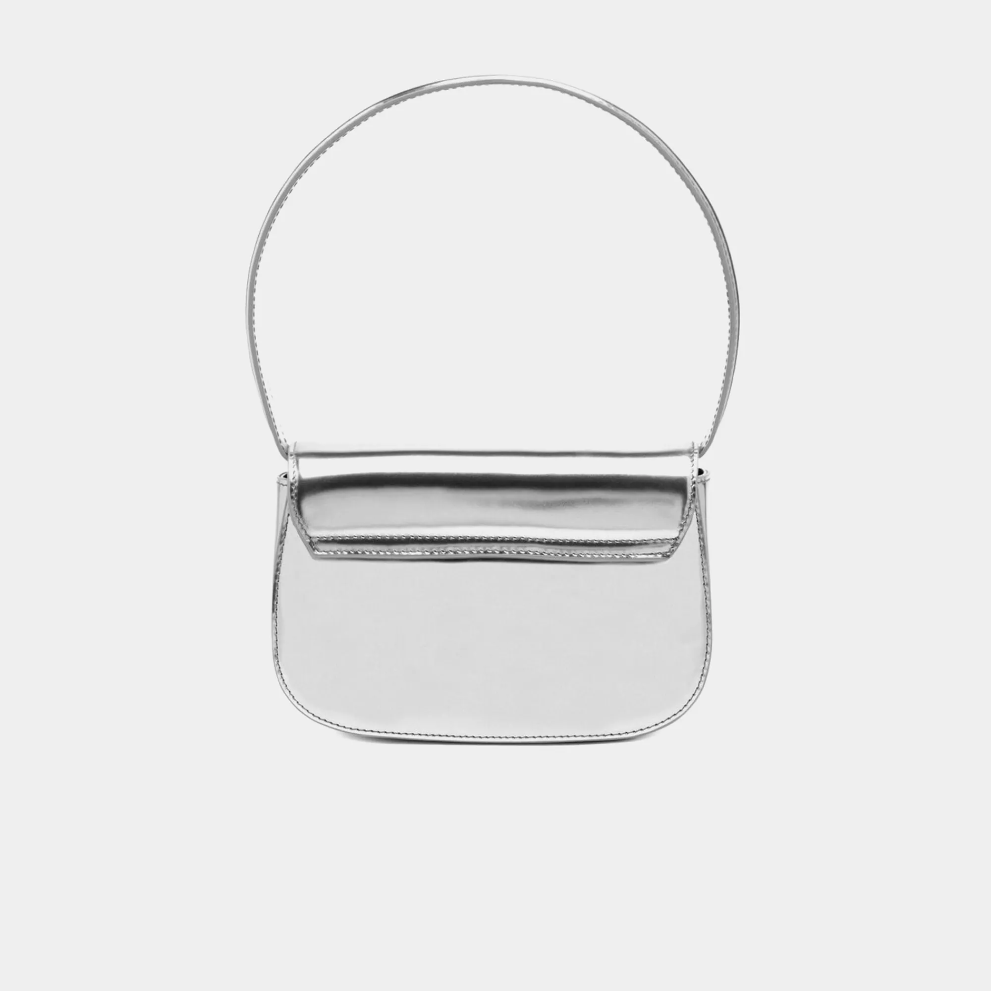 Outlet Diesel D Logo Bag Silver Mirror