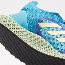 Shop adidas 4D Zx Carbon Aqua / Yellow Tint / Purple